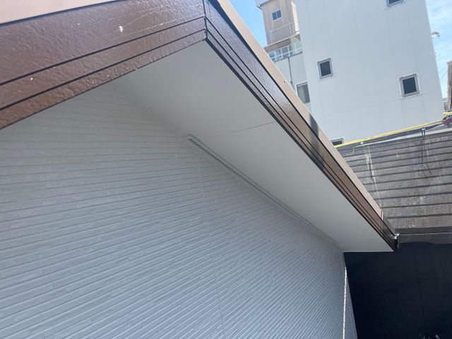 破風板　付帯部　塗装完了