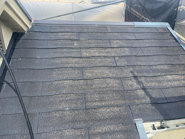 屋根　高圧洗浄後