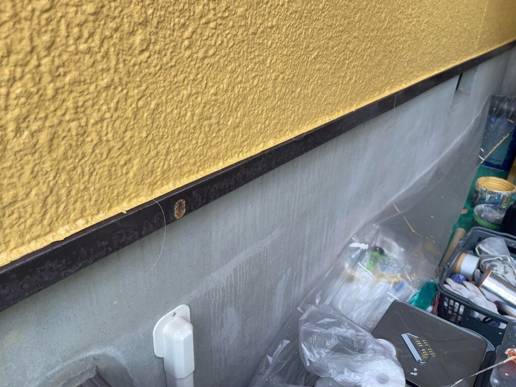 水切り 付帯部 塗装前