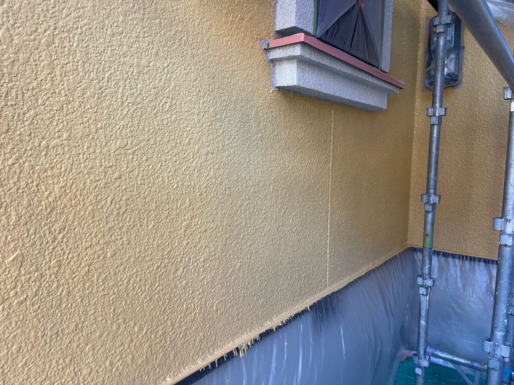 外壁 下塗り完了