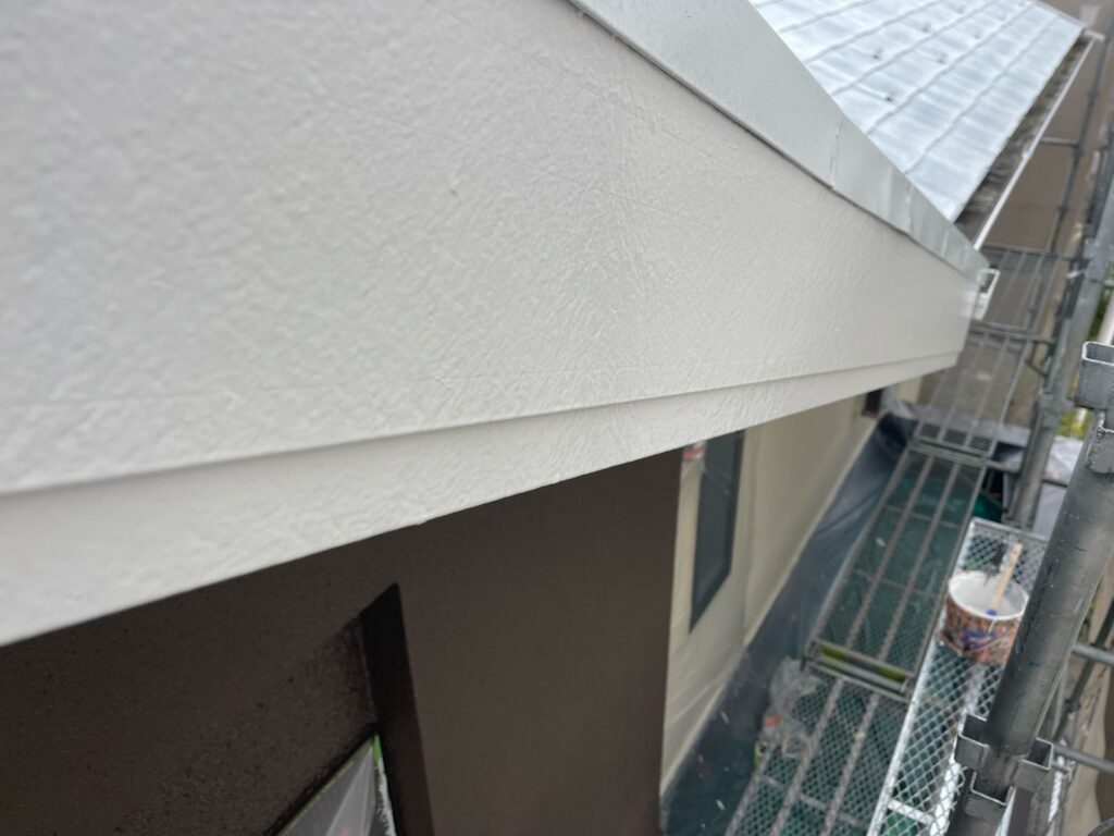 破風板 付帯部 塗装完了