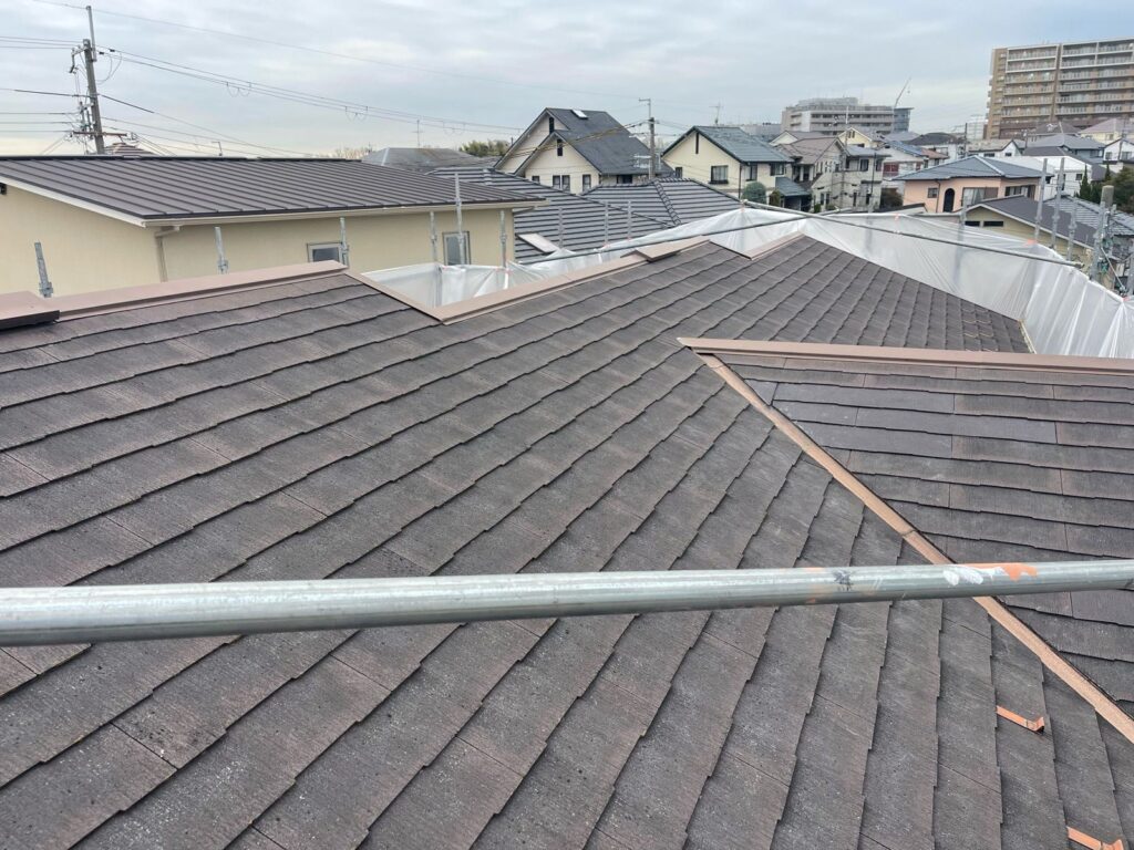 屋根 下塗り前
