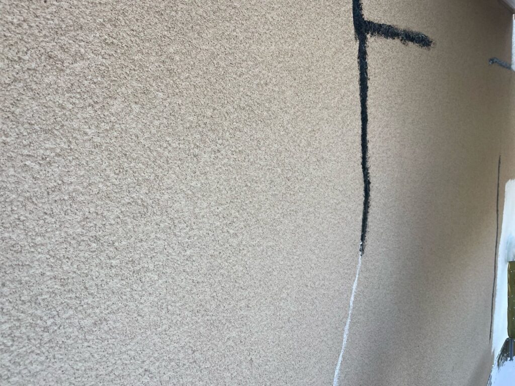 外壁　下塗り前