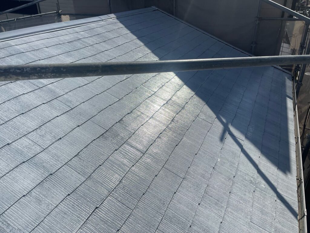 屋根 下塗り完了