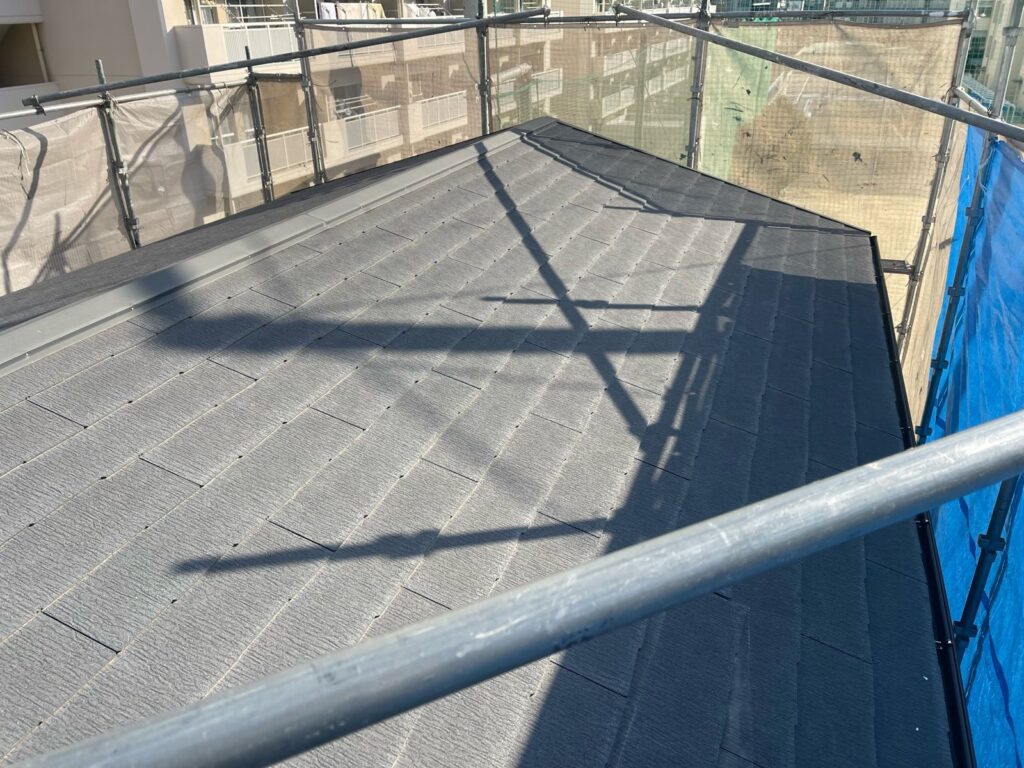 屋根 高圧洗浄前