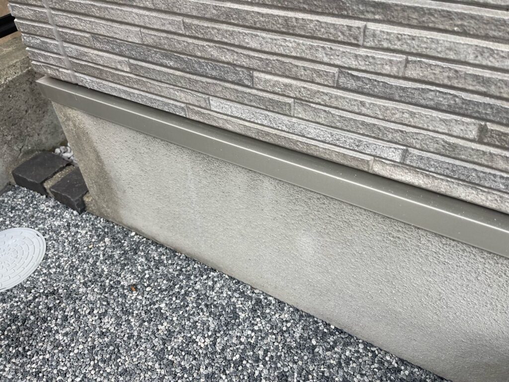 水切り 付帯部 塗装前