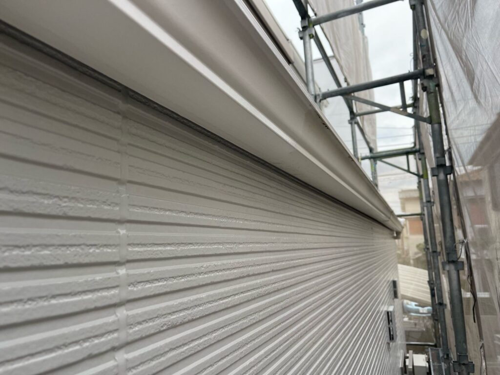 雨樋 付帯部 塗装途中