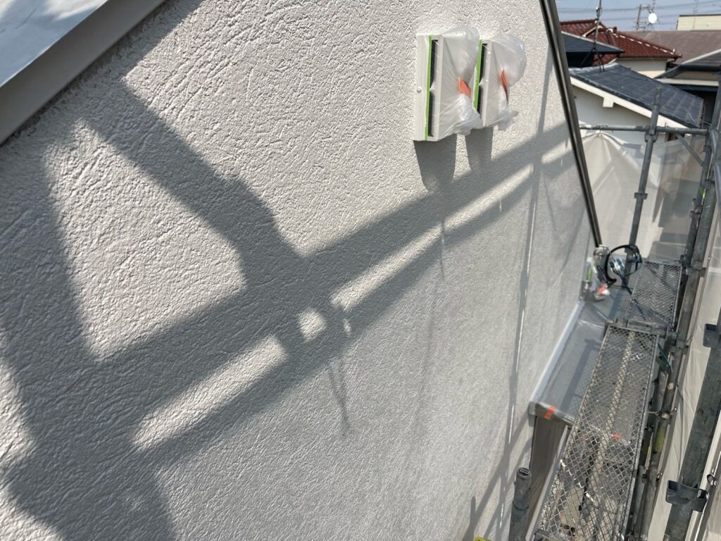 外壁 下塗り完了
