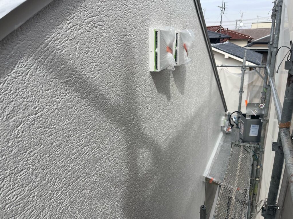 外壁 上塗り完了