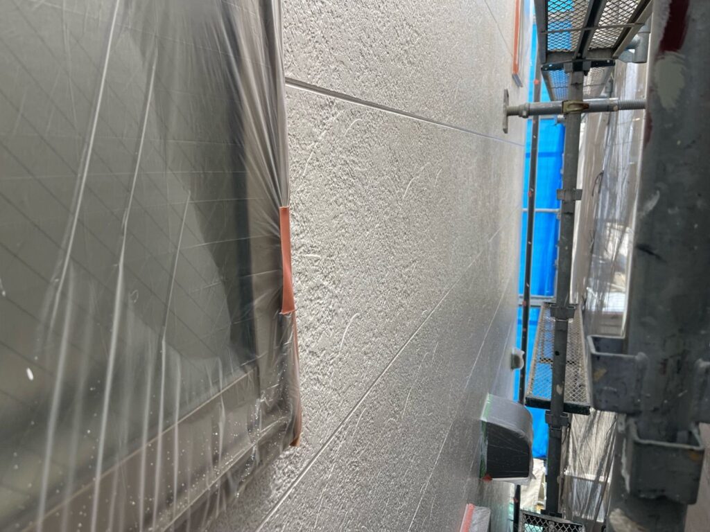 外壁 下塗り完了