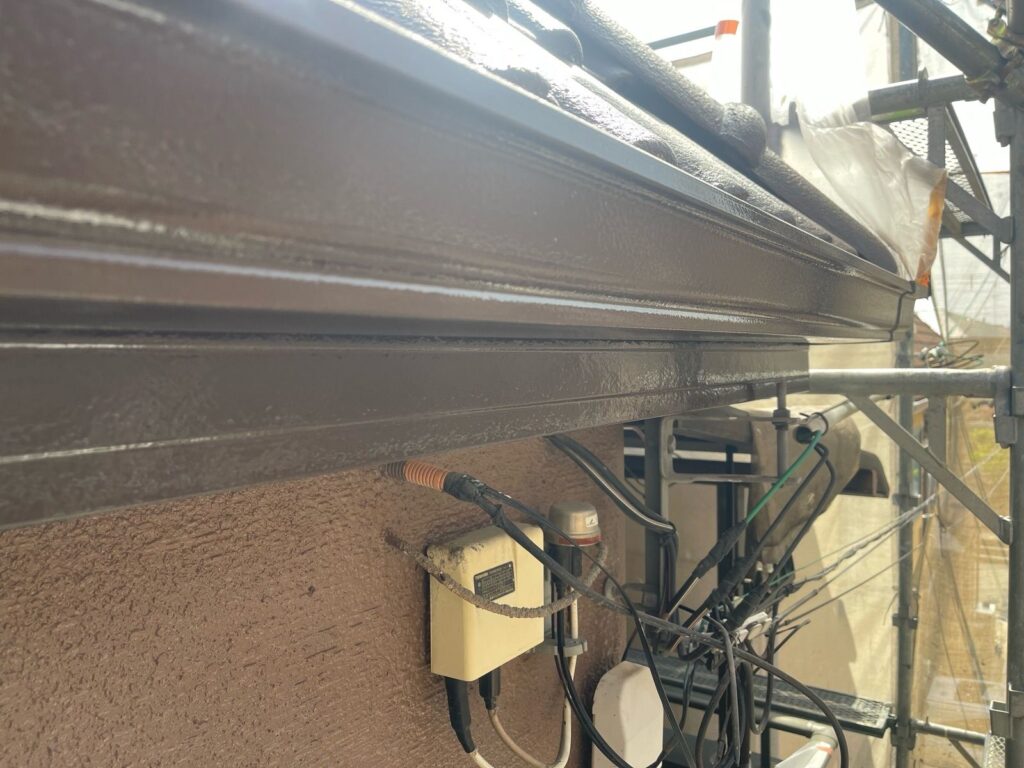 雨樋 付帯部塗装完了