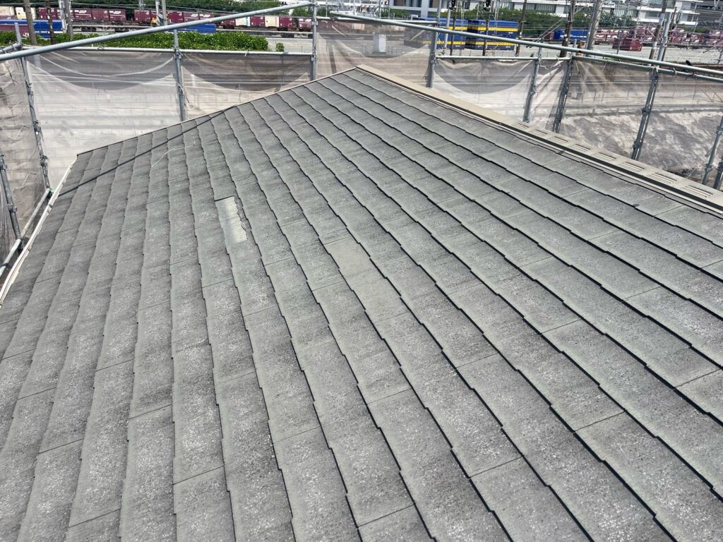 屋根 高圧洗浄前