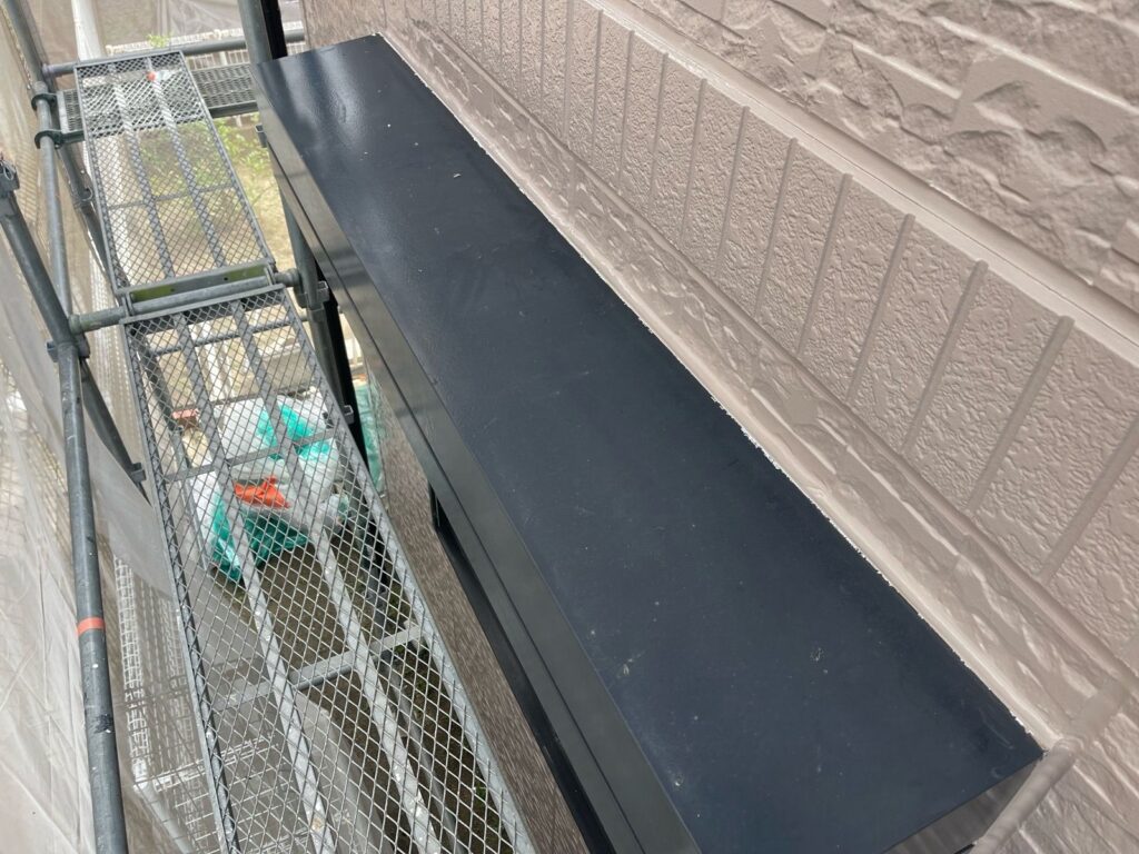 シャッターボックス 付帯部 塗装前