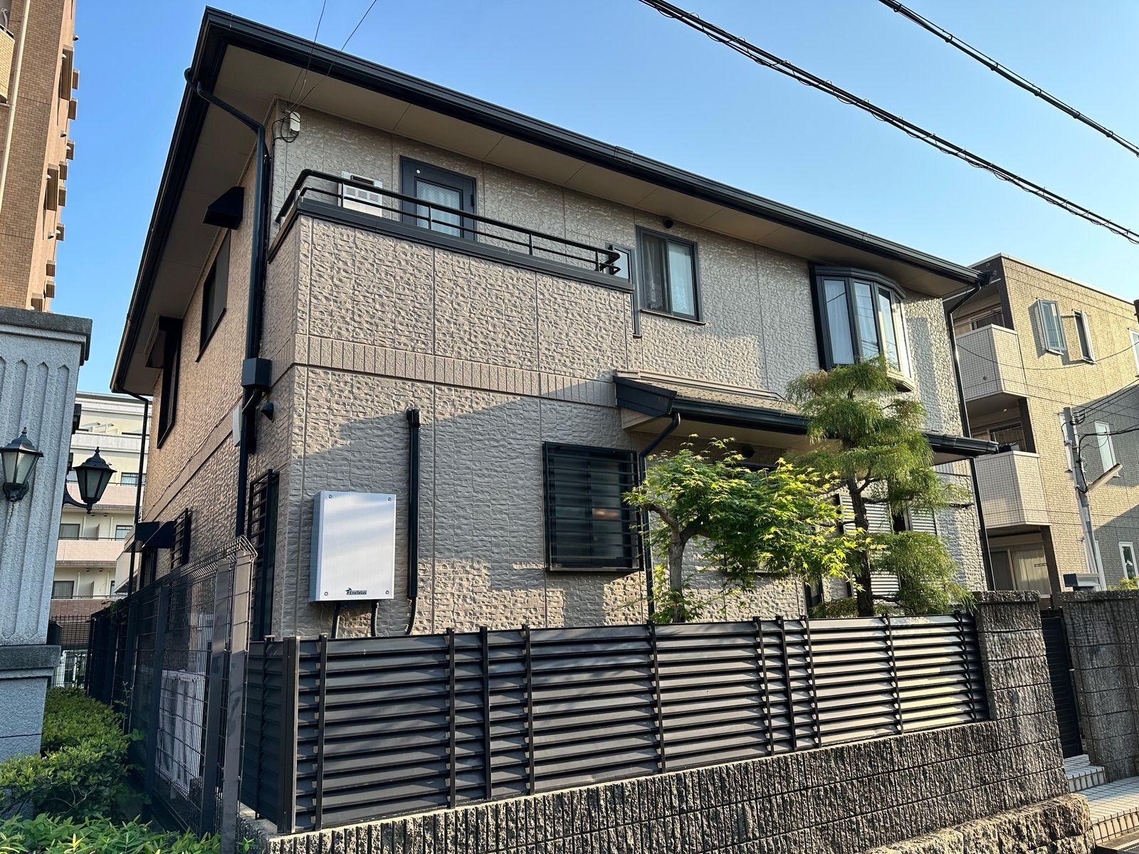 足場組立前 全景