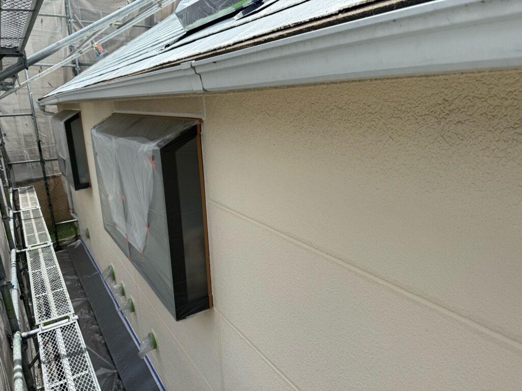 外壁　下塗り前