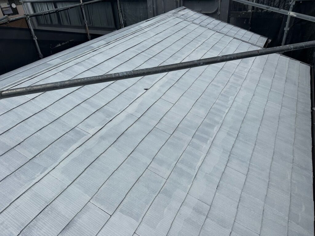 屋根　下塗り完了