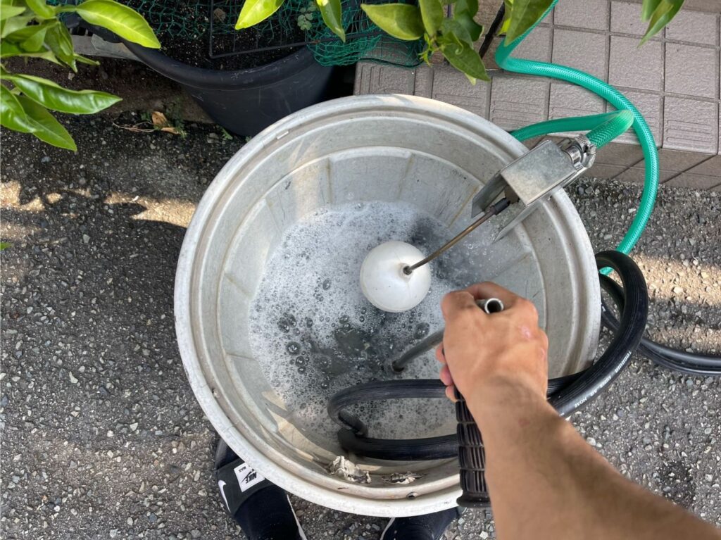 洗浄液攪拌
