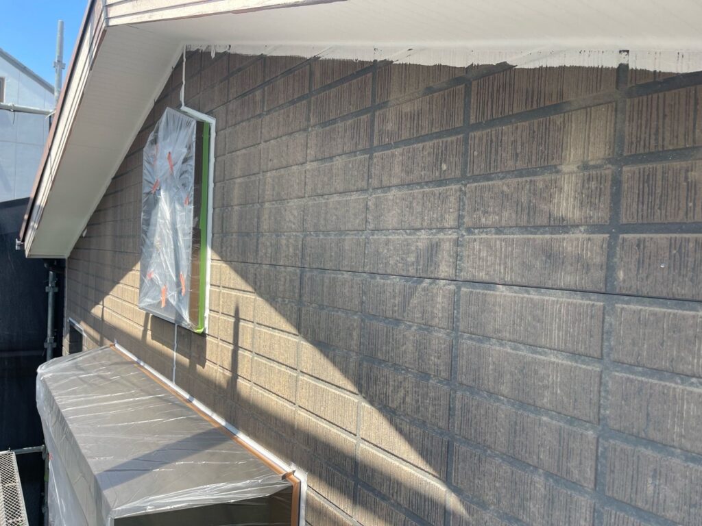 外壁　下塗り前