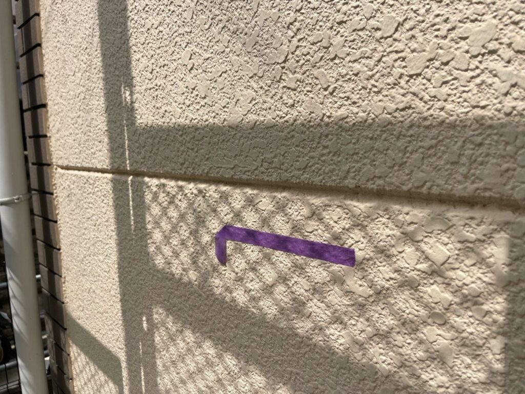 外壁 シール施工前