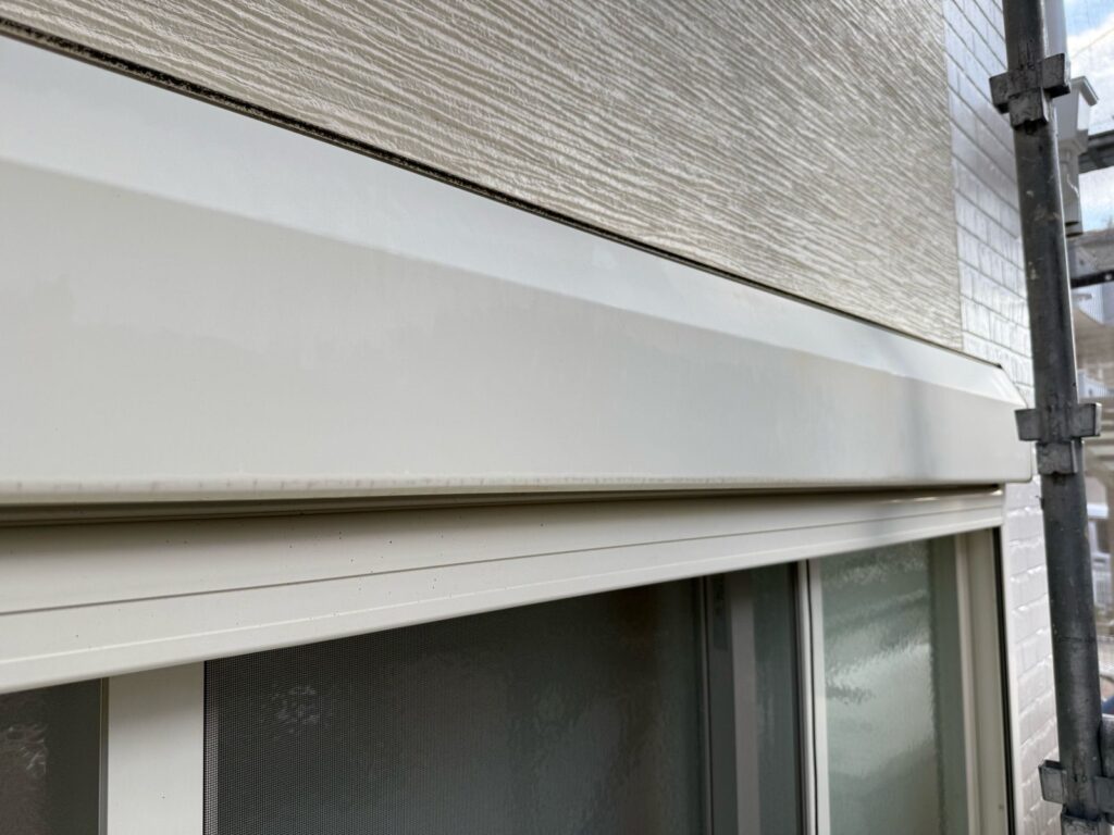 シャッターボックス　付帯部　塗装前