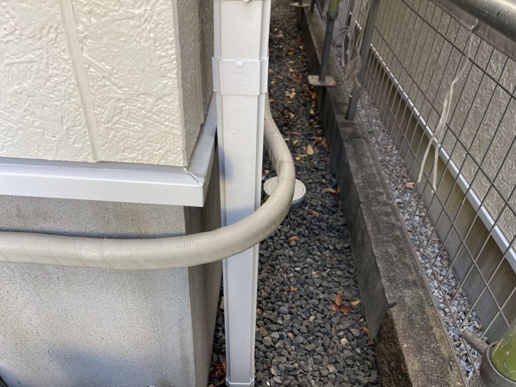 付帯部 塗装完了 雨樋