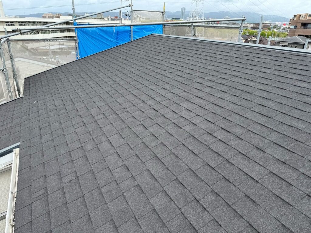 屋根 高圧洗浄前