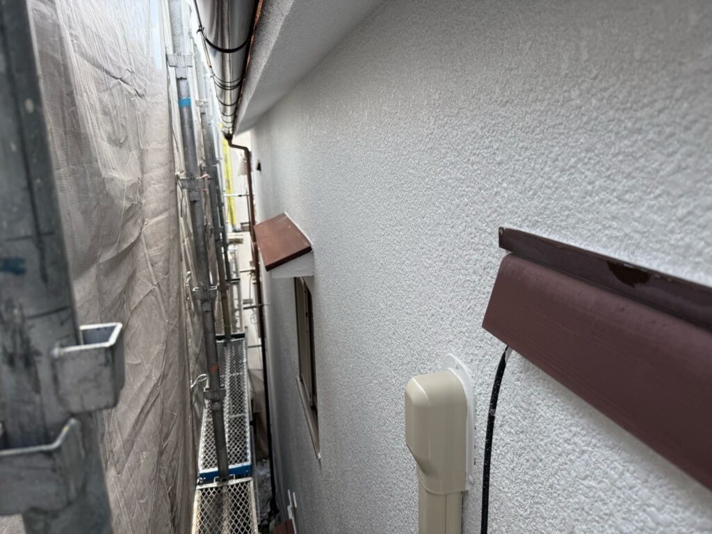 外壁　上塗り完了
