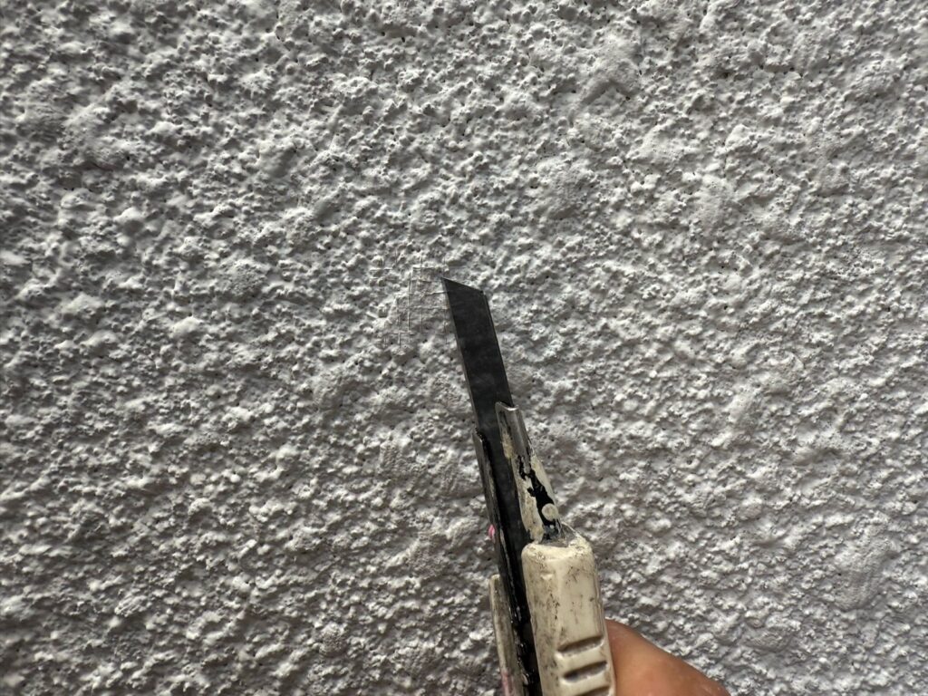 パッチテスト　カッター切込み