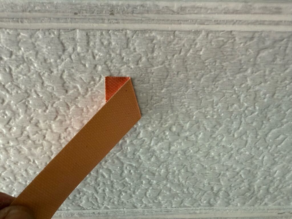 パッチテスト　剥離テープ剥がし後