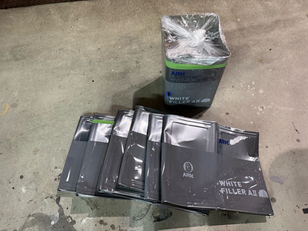 外壁 使用後塗料缶 下塗り材