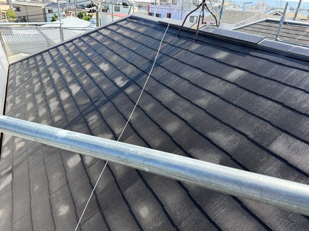 屋根　高圧洗浄後