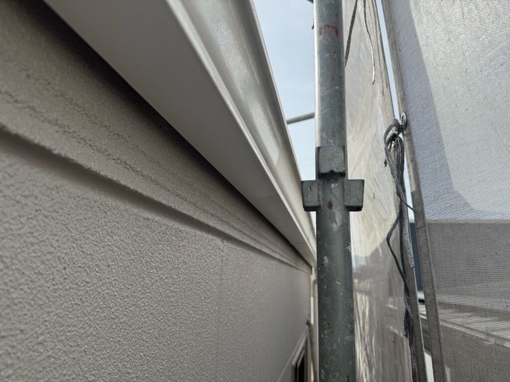 付帯部 塗装途中