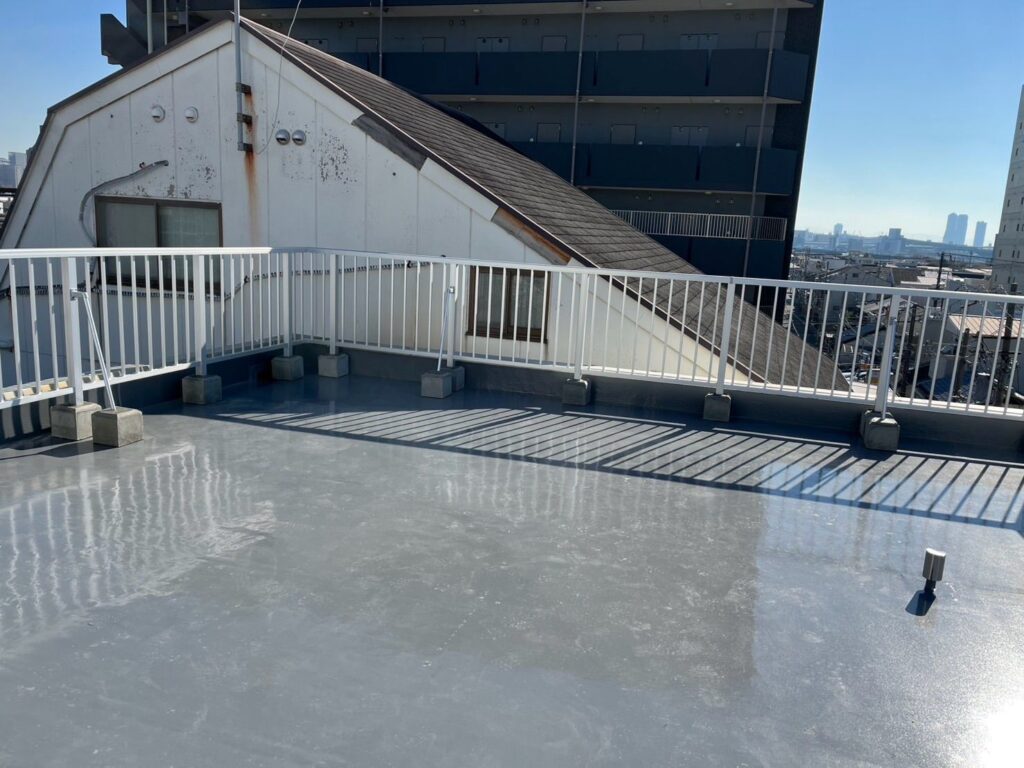 フェンス工事　フェンス取付け完了