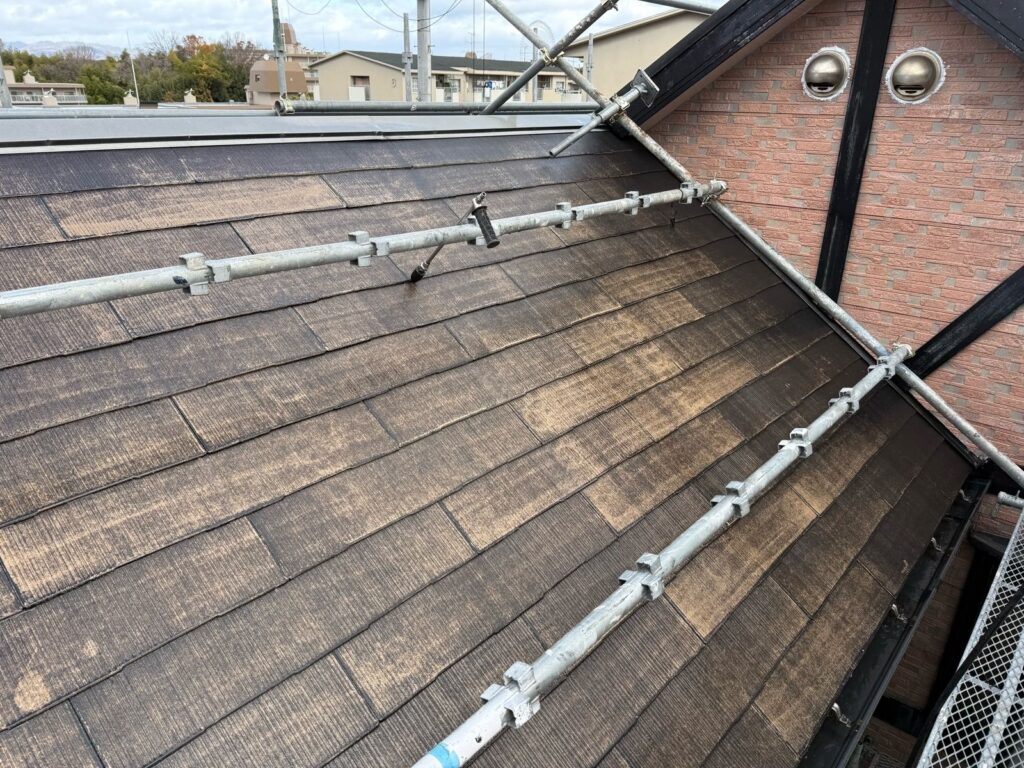 屋根 高圧洗浄後