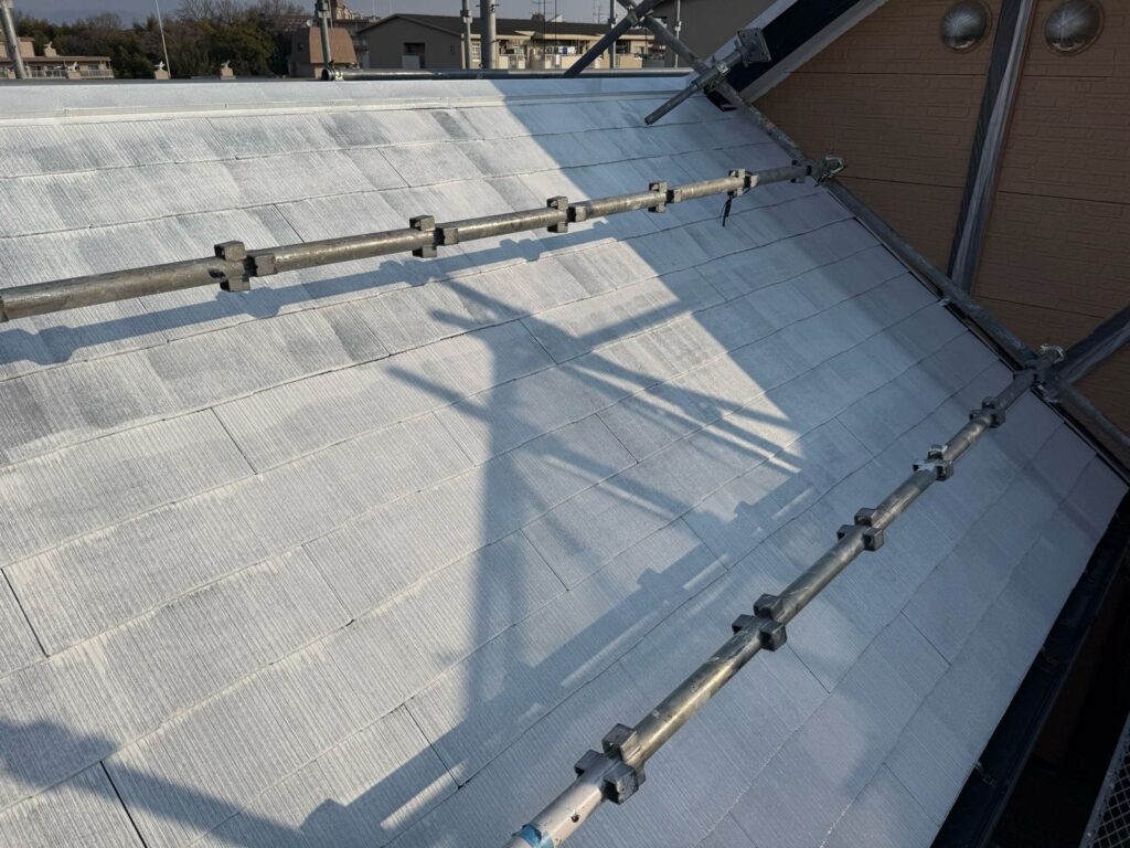 屋根 下塗り完了