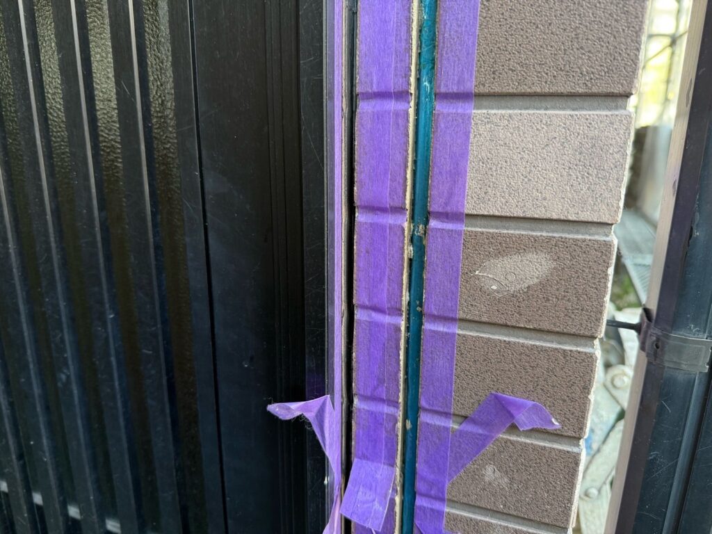 外壁 シール撤去後