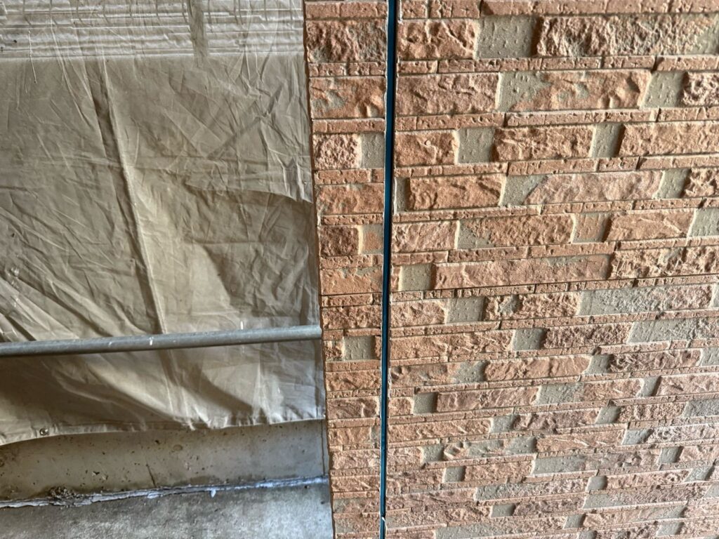 外壁 シール撤去後