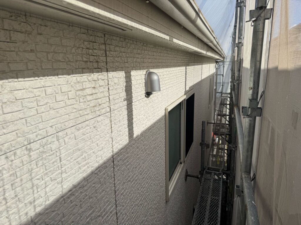 外壁　洗浄液塗布