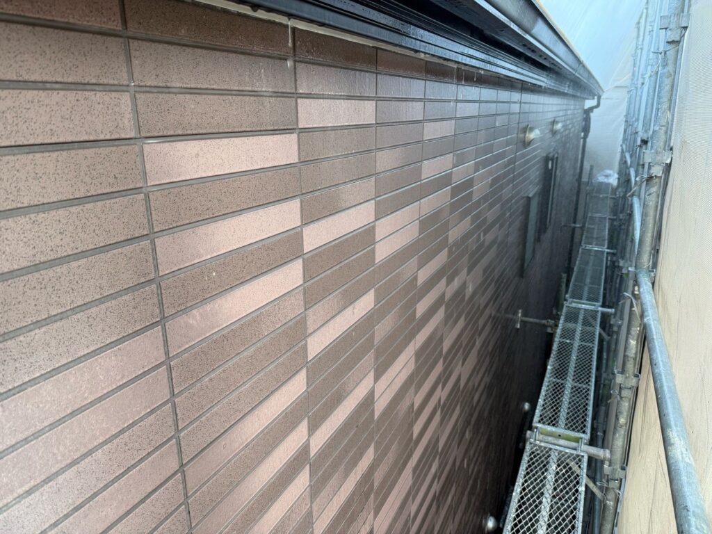 外壁 洗浄液塗布