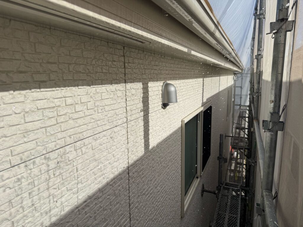 外壁　高圧洗浄後