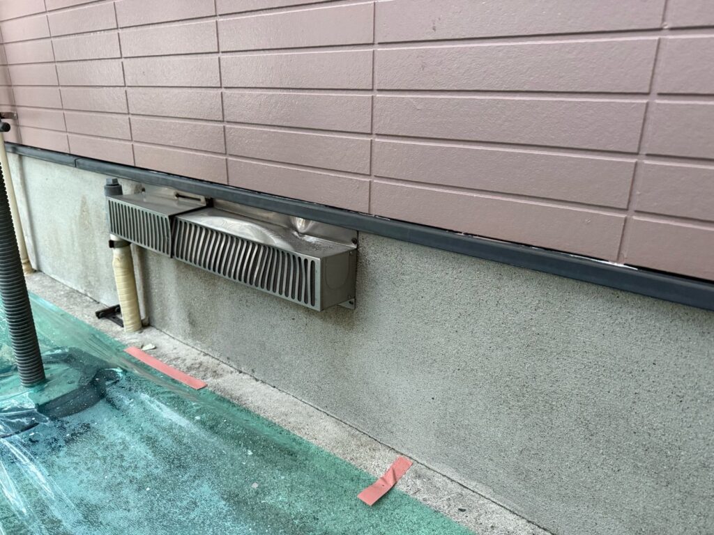 水切り 付帯部 塗装前