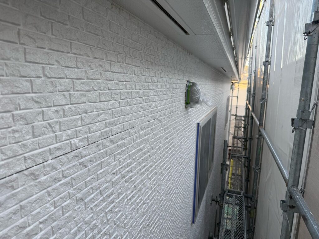 外壁　下塗り完了