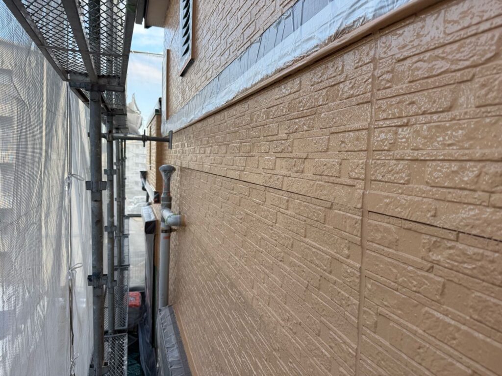 外壁 下塗り完了