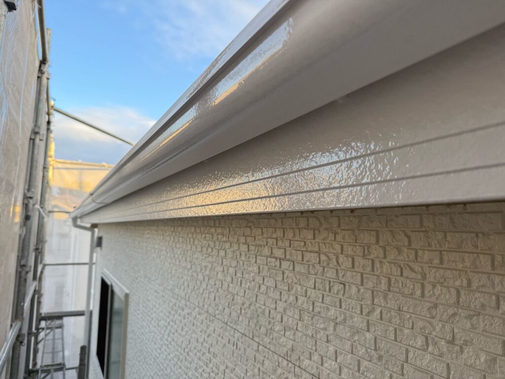 雨樋　付帯部　塗装完了