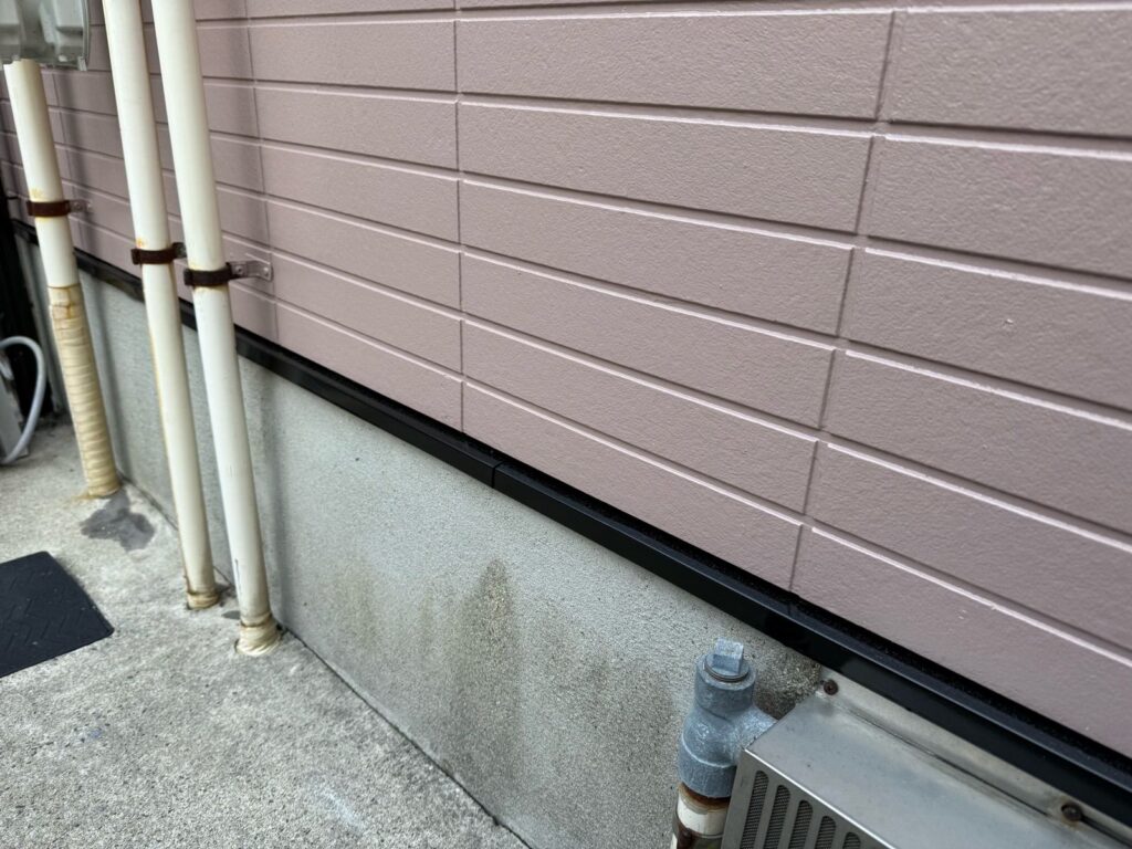 水切り 付帯部 塗装完了