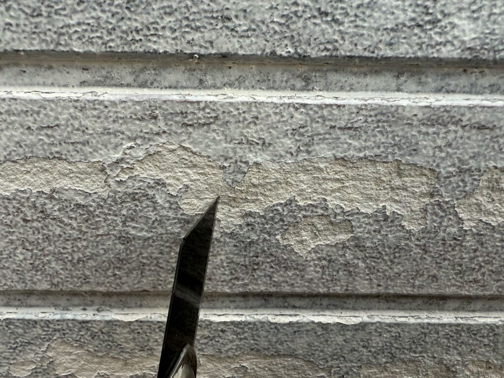 外壁 パッチテスト カッター切込み