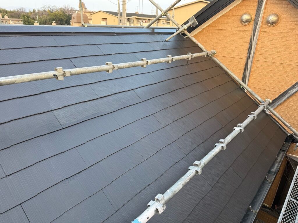 屋根 中塗り完了