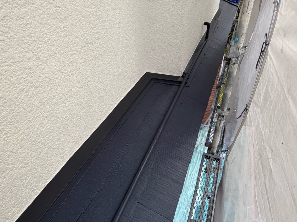 屋根　上塗り完了