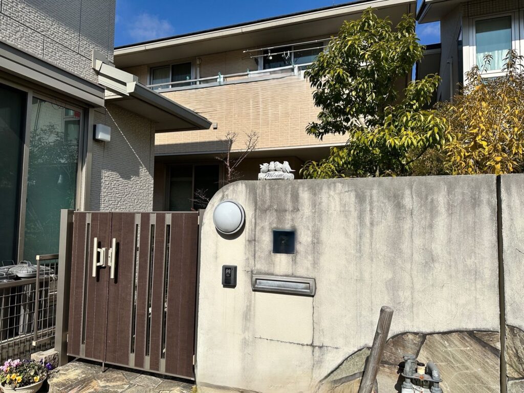 足場組立前　全景