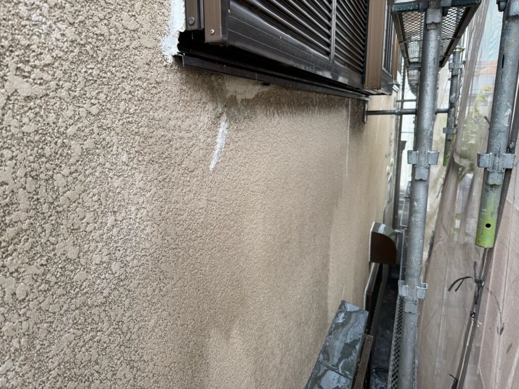 外壁 洗浄液塗布